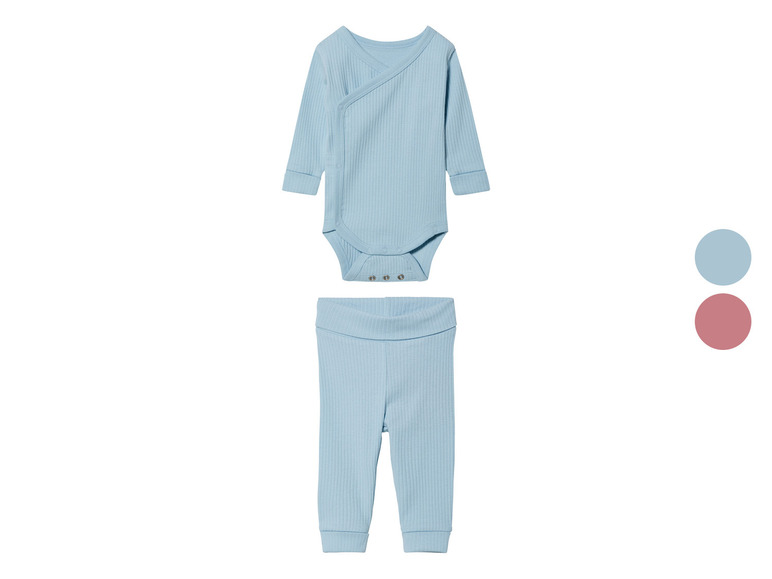 lupilu® Baby Newborn Set, 2-teilig, aus reiner Bio-Baumwolle