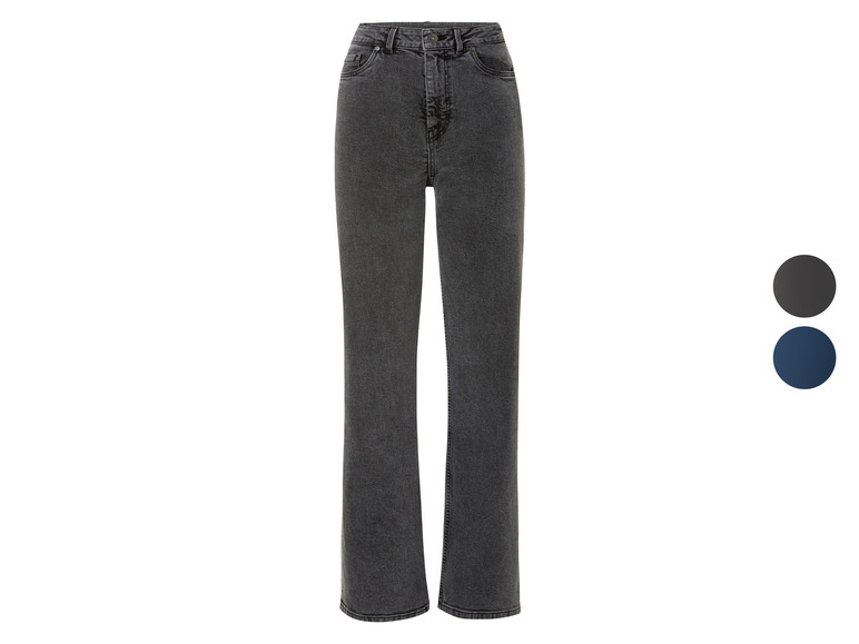 Gehe zu Vollbildansicht: esmara® Damen Jeans, Wide Leg, hohe Leibhöhe - Bild 1