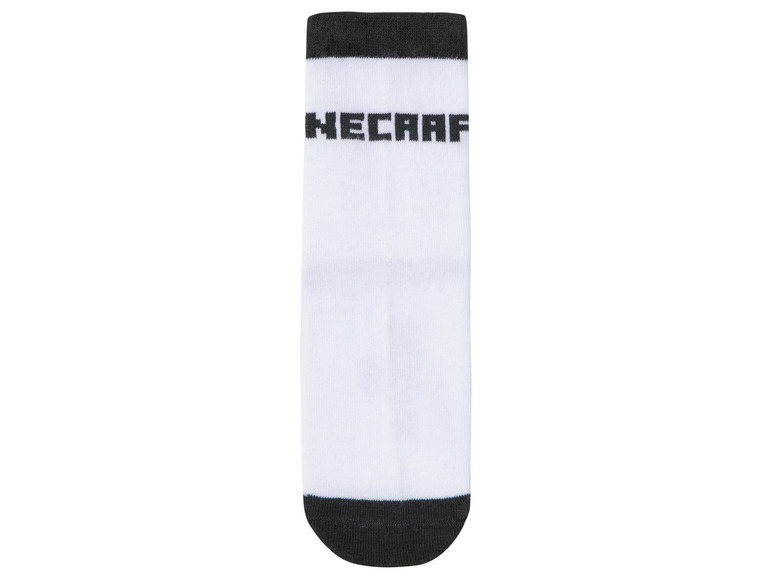 Gehe zu Vollbildansicht: Minecraft Kinder Socken, 3 Paar, weiche Baumwollmischung - Bild 6