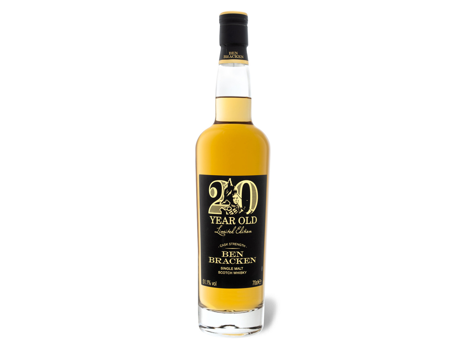 Ben Bracken Single Malt Scotch mit Limited Whisky 51.1% 20 Jahre Vol Geschenkbox Edition Cask Strength