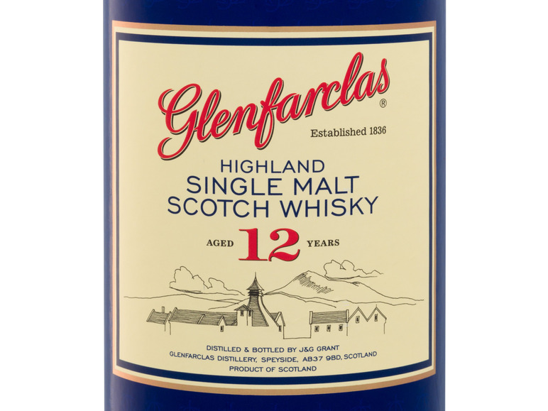 mit Jahre 43% Malt Highland Single Whisky Scotch Vol Geschenkbox Glenfarclas 12