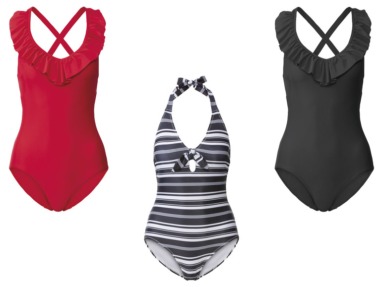 Gehe zu Vollbildansicht: esmara® Damen Badeanzug mit integrierten Softcups - Bild 1