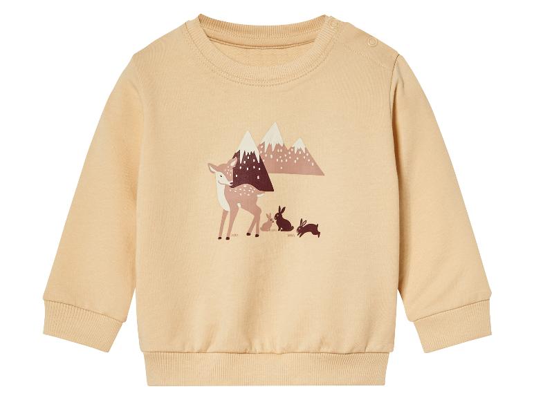 Gehe zu Vollbildansicht: lupilu® Baby Sweatshirt mit hohem Baumwollanteil - Bild 2