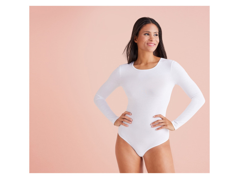 Gehe zu Vollbildansicht: esmara® Damen Bodyies, 2 Stück, mit hohem Baumwollanteil - Bild 3