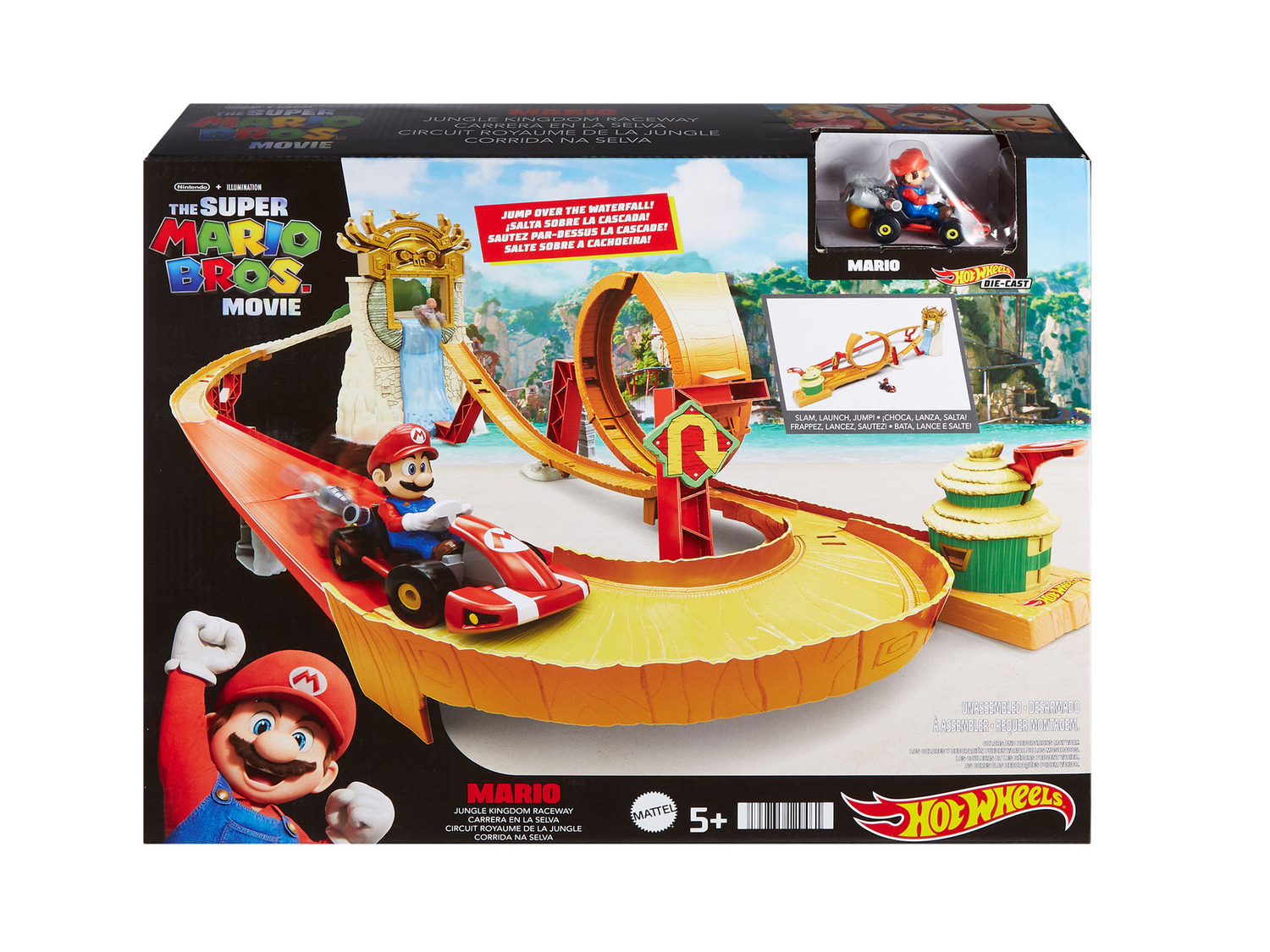 Hot Wheels Trackset »Mario inkl. Fah… Kart Rundkurs«, 1