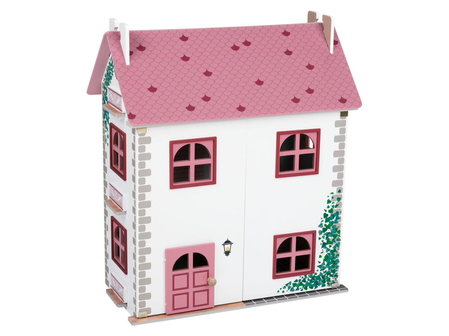 Playtive Holz Puppenhaus (rosa)