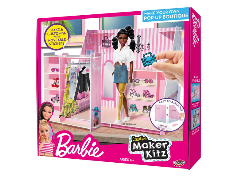 Gehe zu Vollbildansicht: Barbie Creative Maker Kitz Pop-Up Boutique / Café / Vets - Bild 5