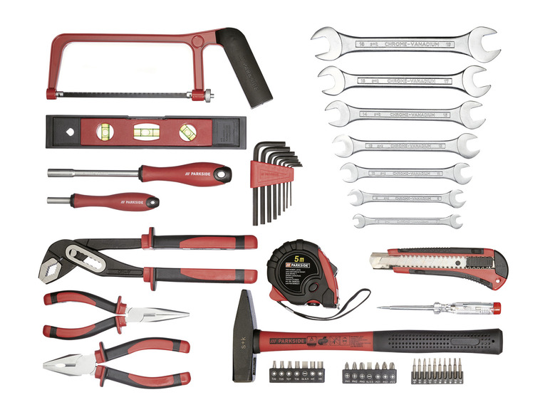 PARKSIDE Werkzeugkoffer Set 50 teilig Im praktischen und stabilen Koffer  Neu Ovp | eBay