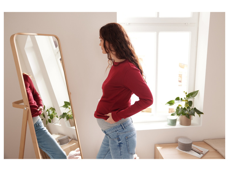 Gehe zu Vollbildansicht: esmara® Damen Umstandsjeans, Straight Fit, hoher Baumwollanteil - Bild 15