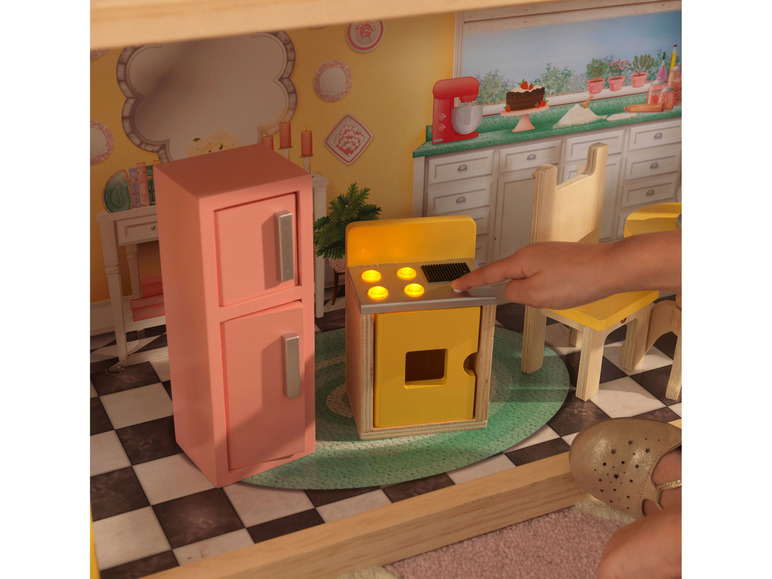 »Lolas einfacher Puppenhaus KidKraft Aufbau Villa«,
