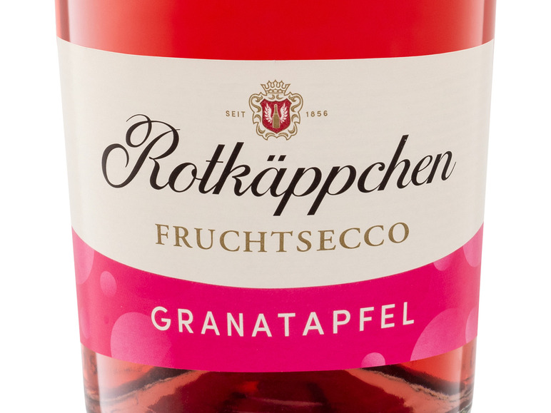 weinhaltiges Fruchtsecco aromatisiertes Granatapfel, Rotkäppchen Getränk