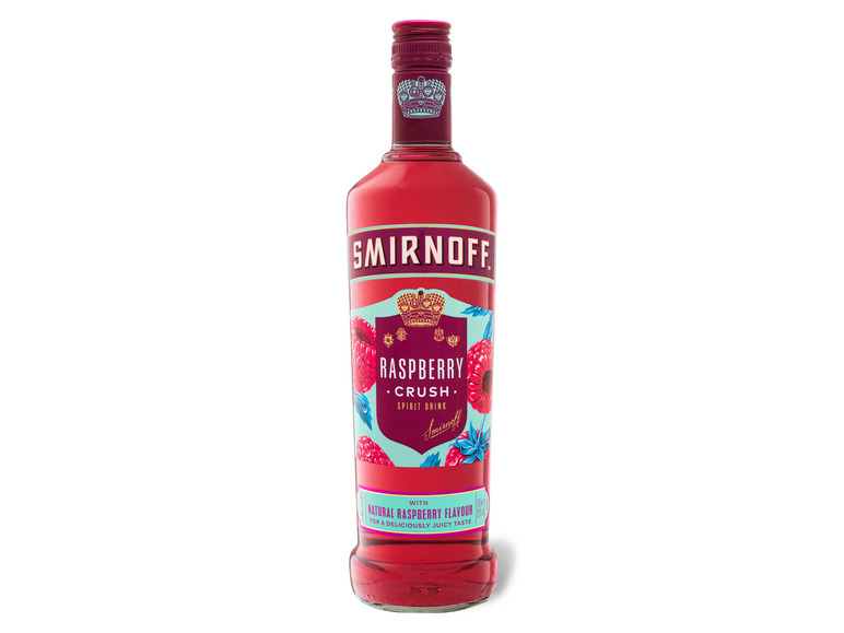 Raspberry Vol Vodka Smirnoff Crush 25%