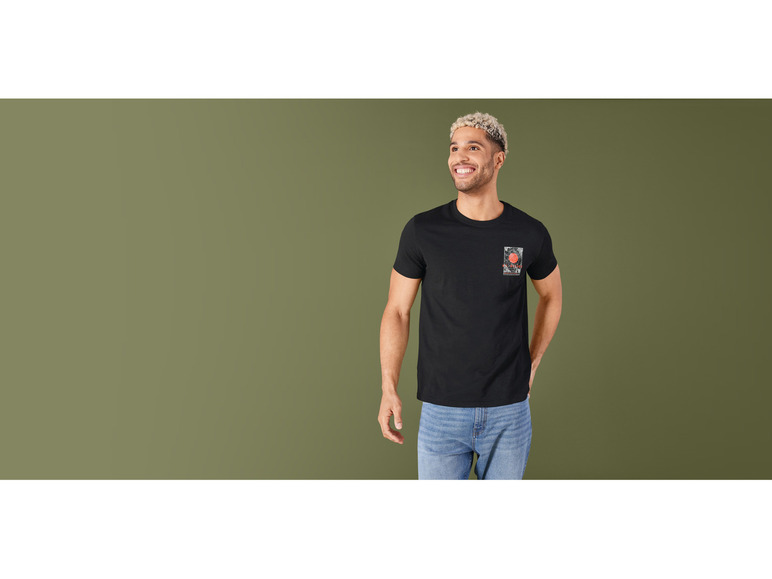 Gehe zu Vollbildansicht: LIVERGY® Herren T-Shirt aus reiner Baumwolle - Bild 11