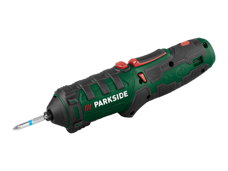 Gehe zu Vollbildansicht: PARKSIDE® 4 V Akku-Stabschrauber »PSSA 4 B2«, drehbarer Griff - Bild 6