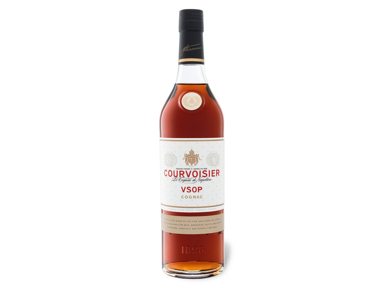 Geschenkbox mit Vol Courvoisier 40% Cognac VSOP