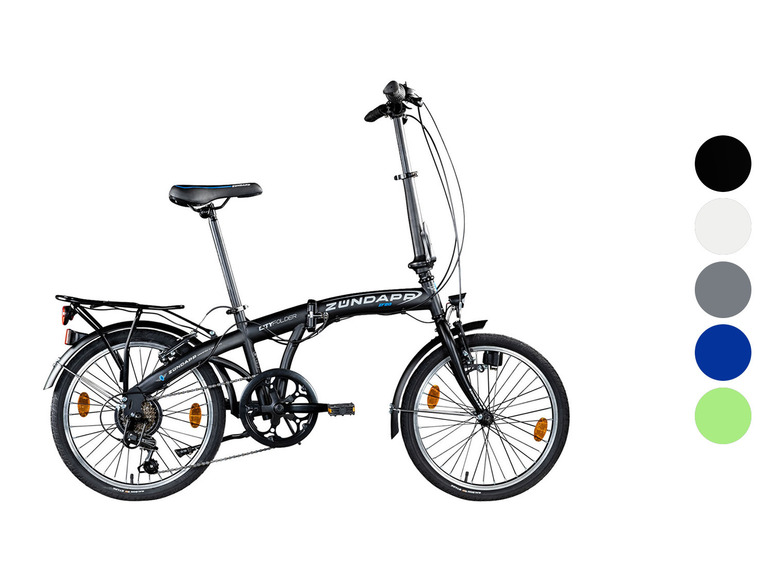 Gehe zu Vollbildansicht: Zündapp Klapprad »ZF20 Speed Folder«, 20 Zoll - Bild 1