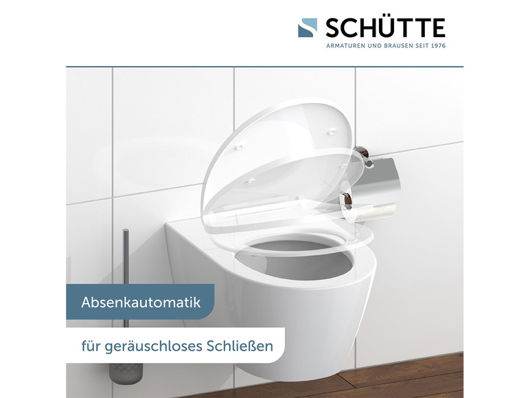Duroplast Schütte Absenkautomatik WC Sitz mit Nachtlicht u.