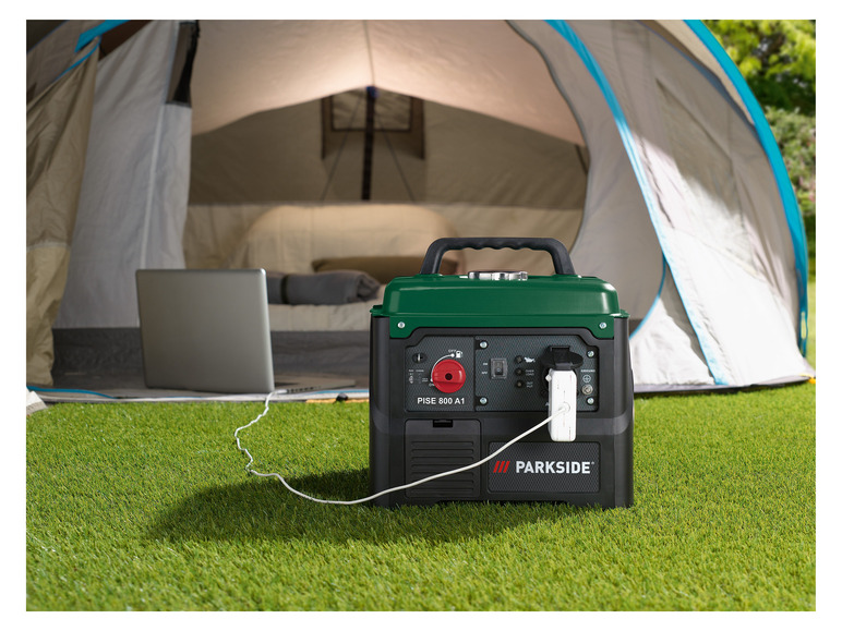 Gehe zu Vollbildansicht: PARKSIDE® Inverter Stromerzeuger »PISE 800 A1«, Benzin, 800 W - Bild 7