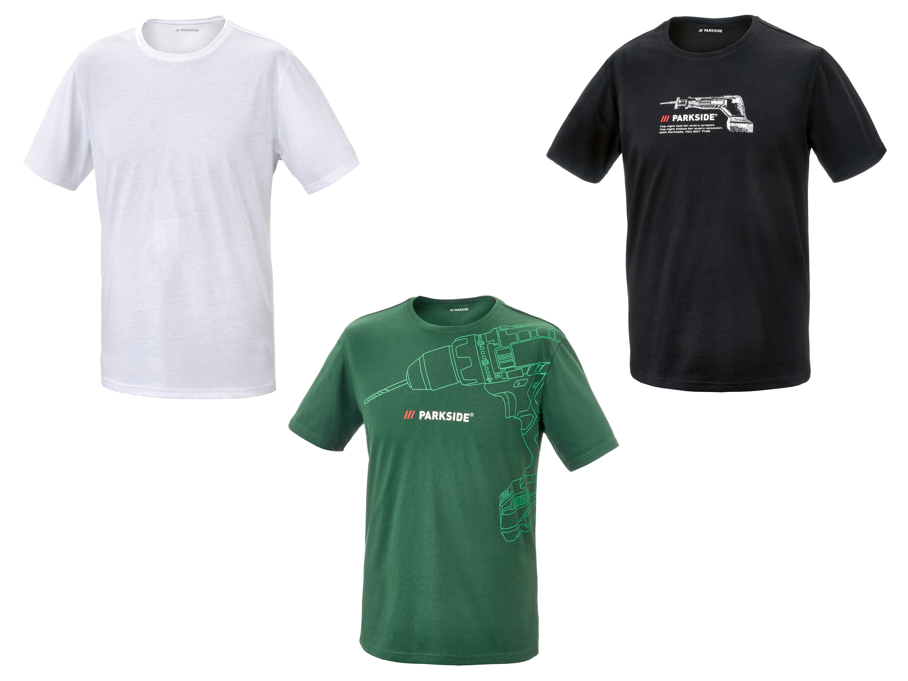 PARKSIDE® Herren T-Shirt aus reiner Baumwolle