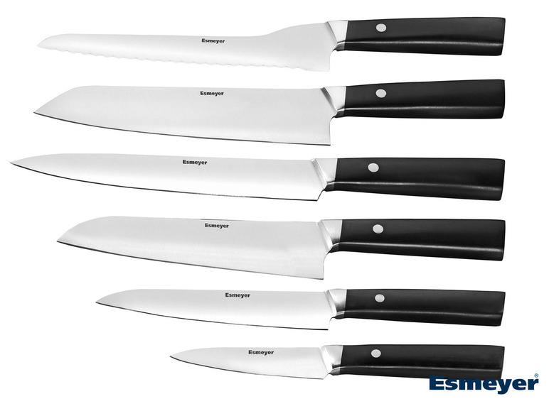 6-teilig Esmeyer Asia aus Edelstahl Messerset