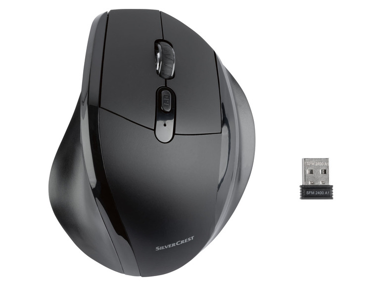 Gehe zu Vollbildansicht: SILVERCREST® Ergonomische Funkmaus, mit USB-Nano-Empfänger - Bild 10