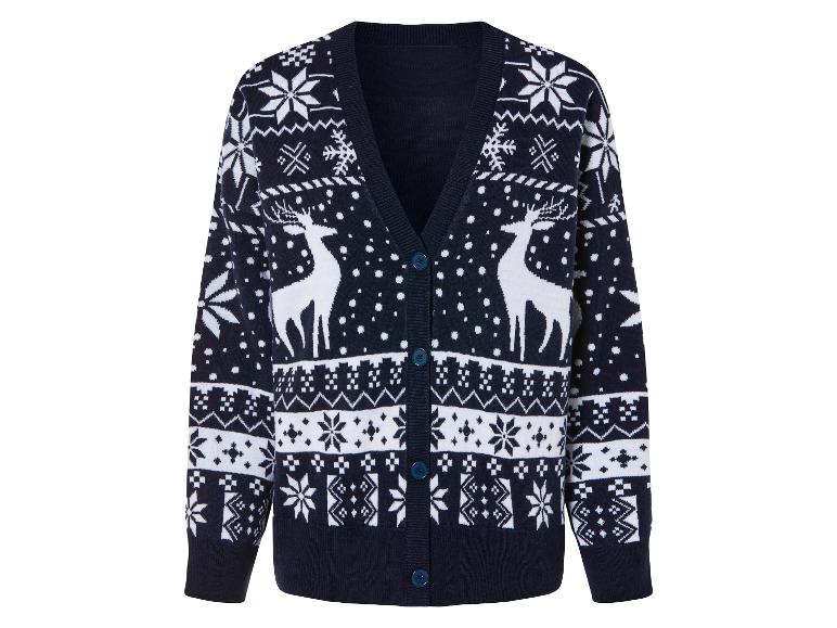 Gehe zu Vollbildansicht: esmara® Damen Cardigan mit weihnachtlichen Motiven - Bild 2