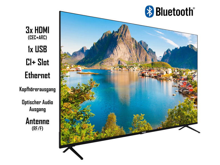 TELEFUNKEN Fernseher »XU65SN660S« 65 4K TV UHD Smart Zoll
