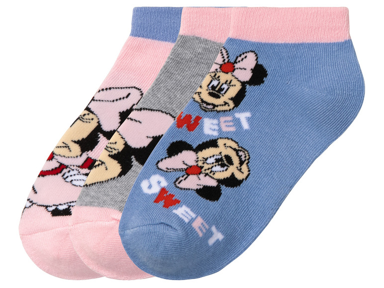 Gehe zu Vollbildansicht: Kinder Sneakersocken, 2 Paar, mit Baumwolle - Bild 2