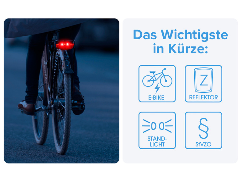 Gepäckträgerrücklicht Fahrrad »Tivoli Büchel E-Bike«