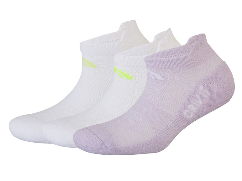 Gehe zu Vollbildansicht: CRIVIT Damen Sport-Sneakersocken, 3 Paar, hoher Baumwollanteil - Bild 2