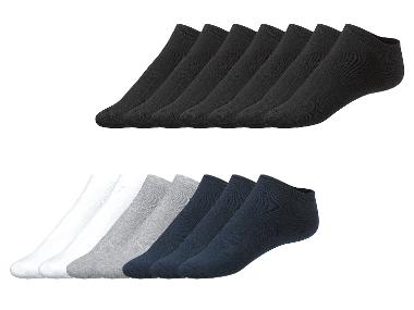 LIVERGY® Herren Thermo-Sneakersocken, 7 Paar, hoher Baumwollanteil