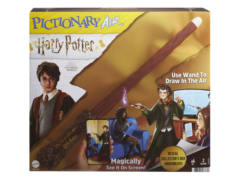 Harry Air Mattel »Pictionary Potter«, Zauberstab Zeichenspiel mit