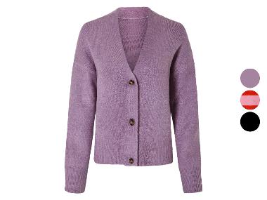 esmara® Damen Strickcardigan, mit Bündchen an Ärmeln und Saum