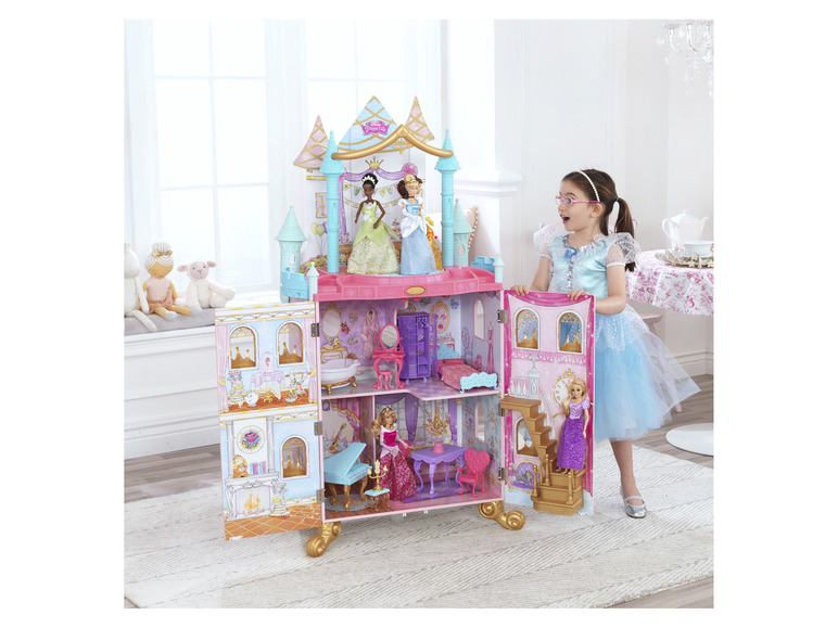 Gehe zu Vollbildansicht: KidKraft Puppenhaus »Disney Princess Dance & Dream Castle«, mit drei Melodien - Bild 2