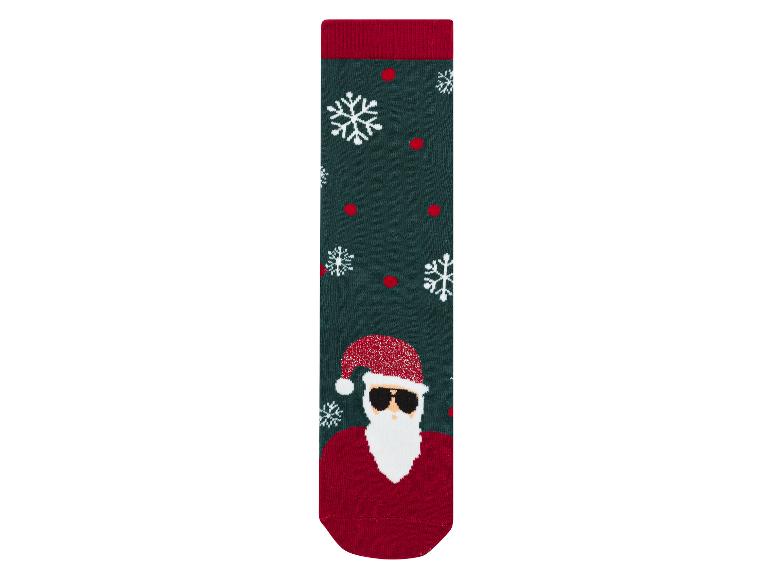 Gehe zu Vollbildansicht: esmara® Damen Socken, 3 Paar, mit Weihnachtsdesign - Bild 3