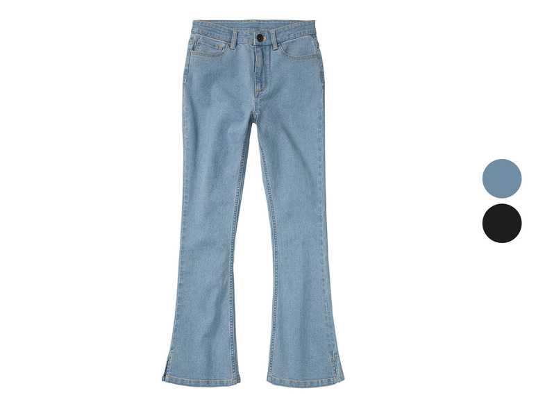 pepperts!® Kinder Mädchen Jeans, Flare Fit, mit normaler Leibhöhe