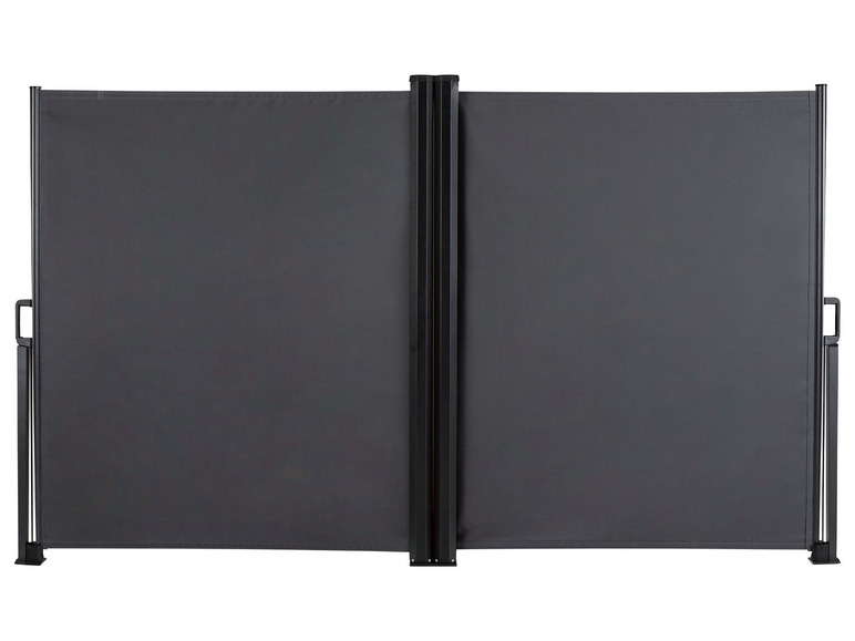 LIVARNO home Doppel anthrazit Seitenmarkise, 160x600 cm