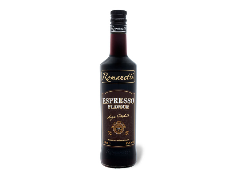 Gehe zu Vollbildansicht: Romanetti Espresso Flavour 25% Vol - Bild 1