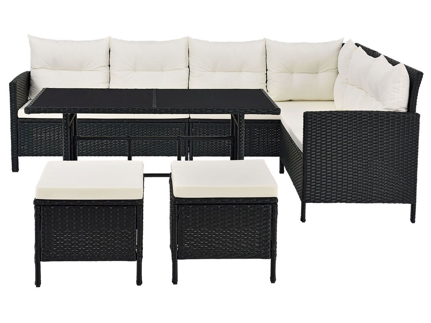 Juskys Gartenlounge Manacor (creme)