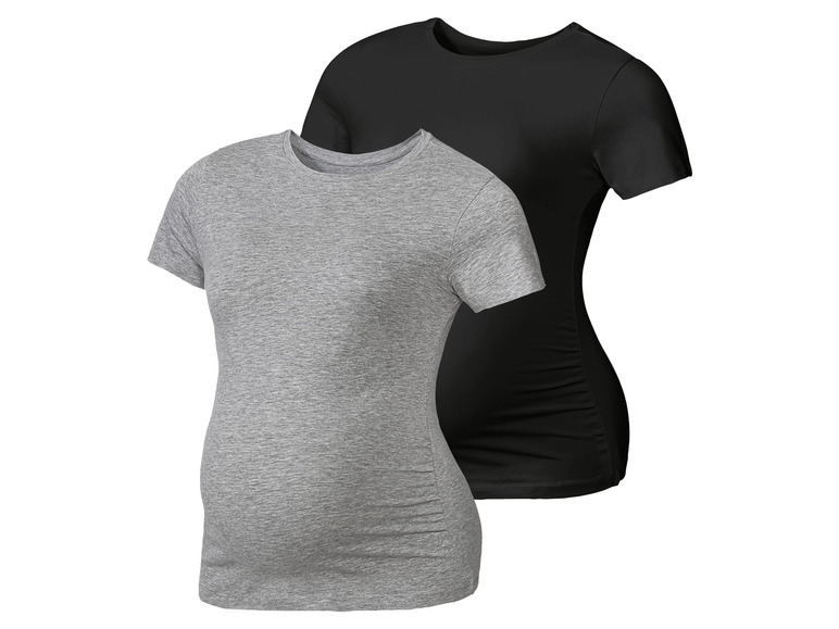Gehe zu Vollbildansicht: esmara® Damen Umstandsshirts, 2 Stück, mit hohem Baumwollanteil - Bild 7