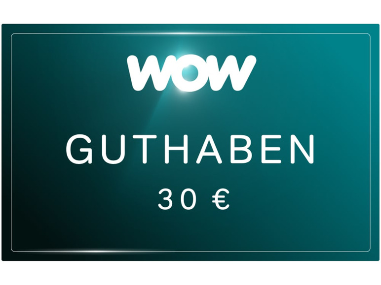 Streaming WOW Guthabenkarte 30€