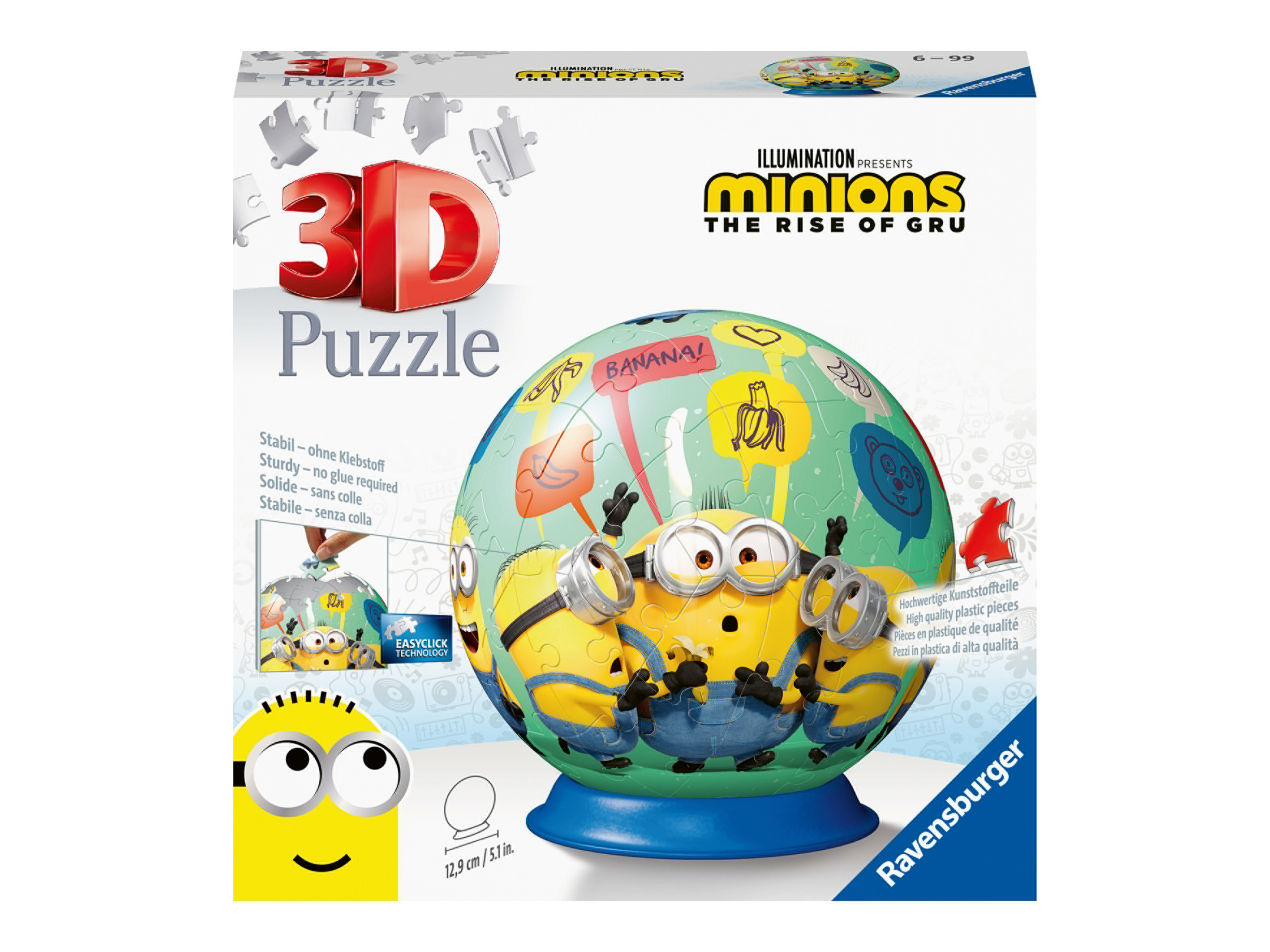 Ravensburger 3D Puzzle-ball groß (Minions 2)