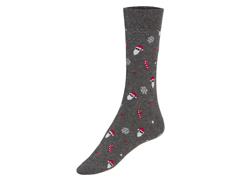 Gehe zu Vollbildansicht: LIVERGY® Herren Socken, 3 Paar, mit Weihnachtsdesigns - Bild 5