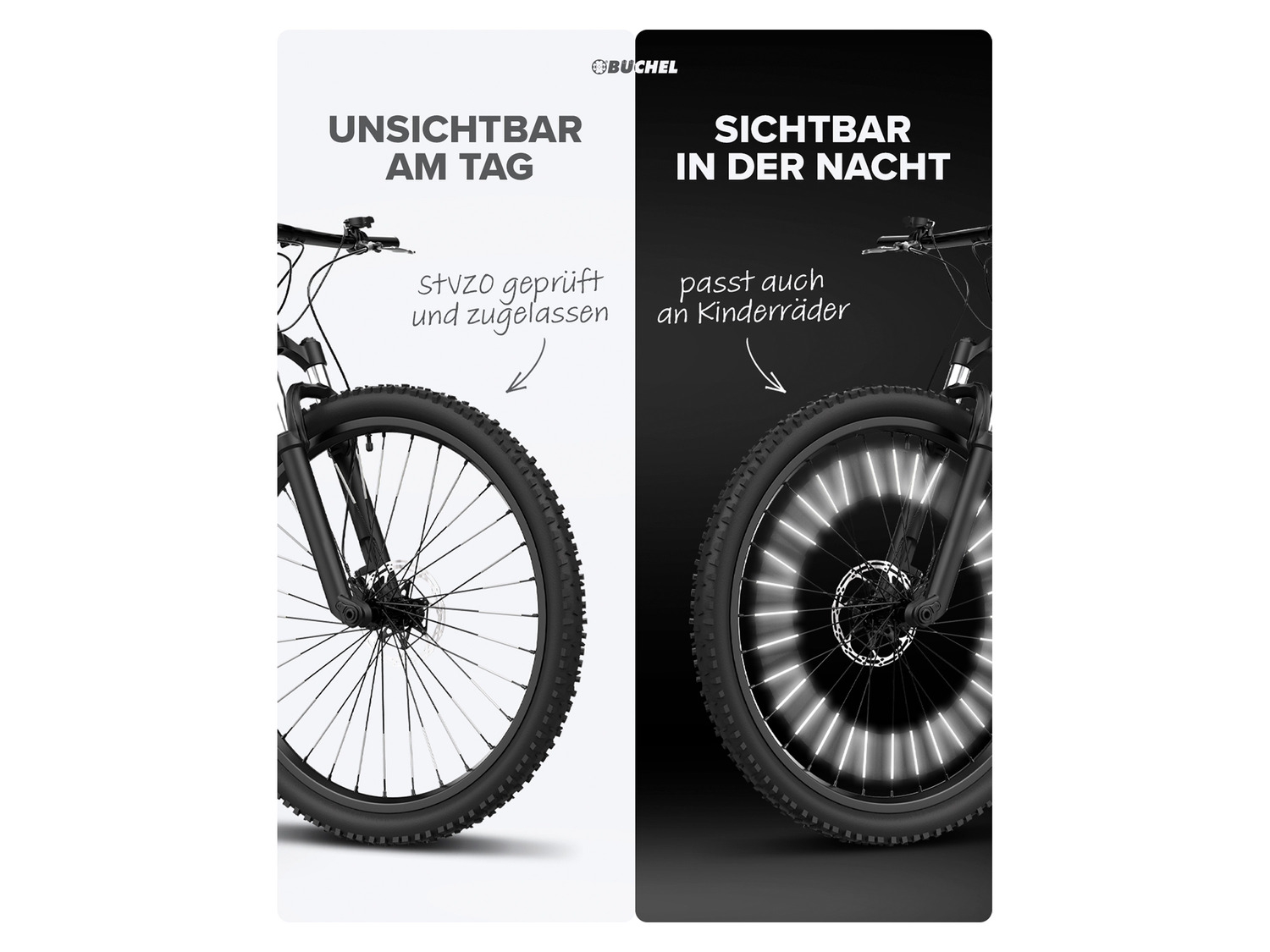72 »Seku Fahrrad-Speichenreflektoren Clip«, Büchel Stü…