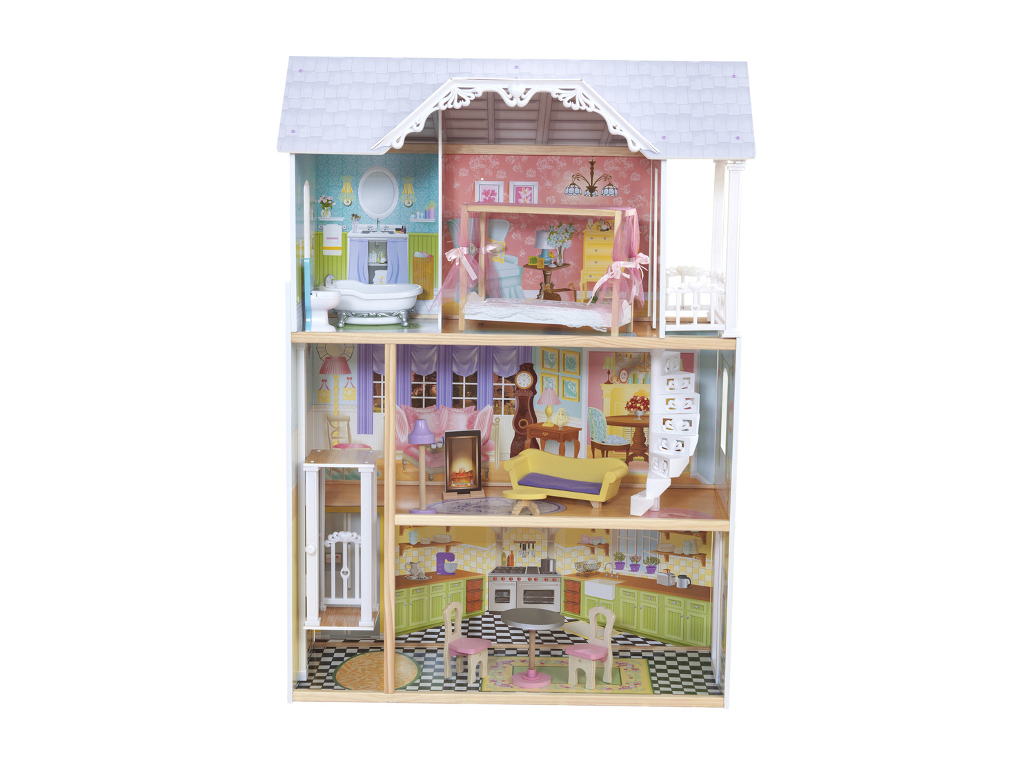 KidKraft Puppenhaus »Kaylee«, 1,2 m, Holz, Auf… mit aus