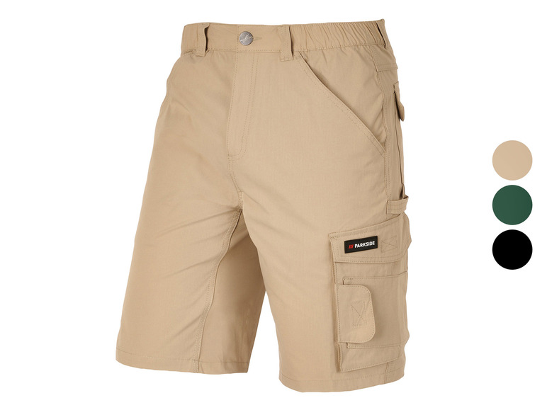 Gehe zu Vollbildansicht: PARKSIDE® Herren Ripstop-Shorts im Workwearstyle - Bild 1