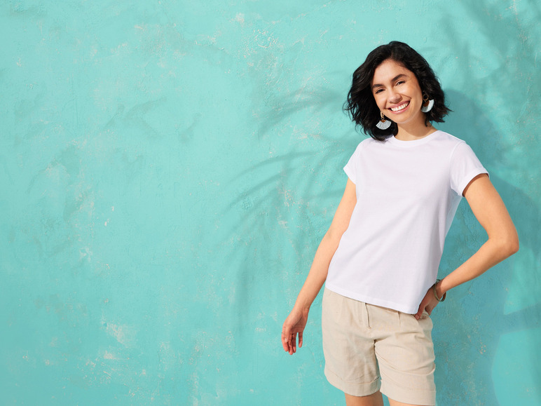 Gehe zu Vollbildansicht: esmara® Damen T-Shirts, 2 Stück, reine Baumwolle - Bild 11
