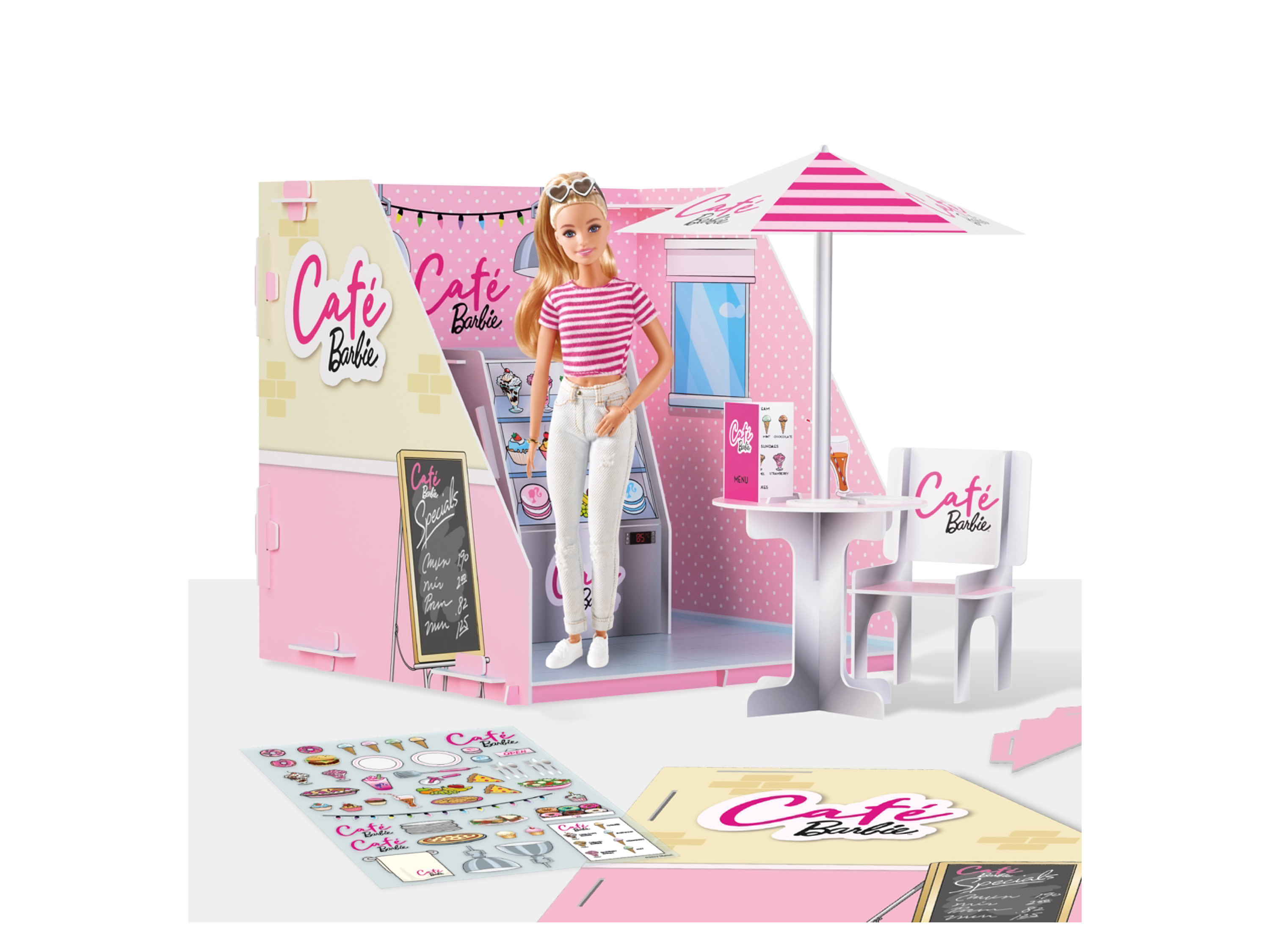 Barbie Creative Maker Kitz Pop-Up Boutique, Café, Vets (Café)