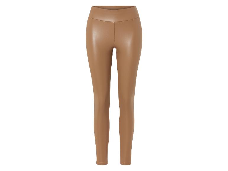 Gehe zu Vollbildansicht: esmara® Damen Leggings, in Lederoptik - Bild 2