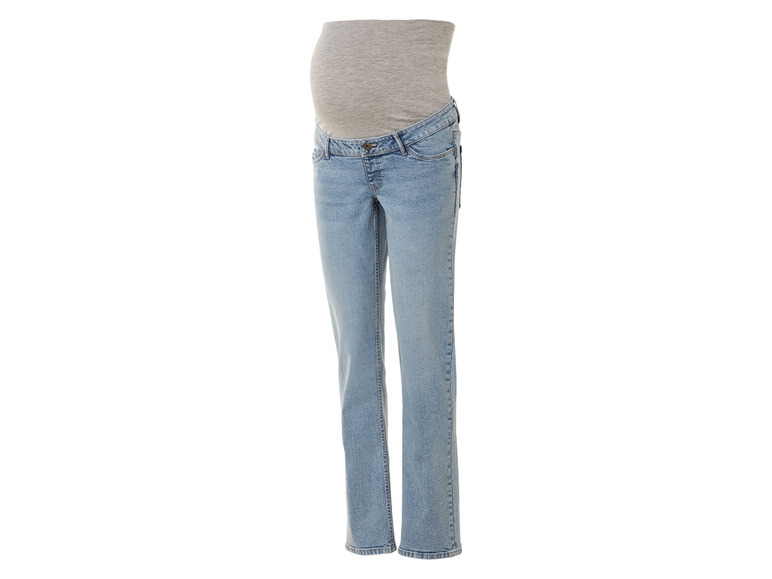 Gehe zu Vollbildansicht: esmara® Damen Umstandsjeans, Straight Fit, hoher Baumwollanteil - Bild 24